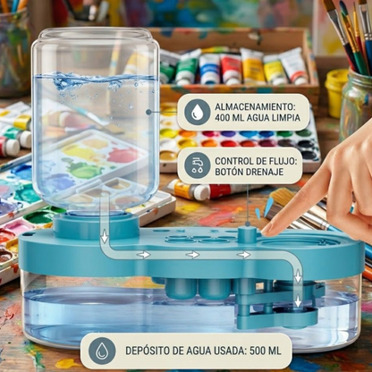 Limpiador de Pinceles Automático 6 en 1